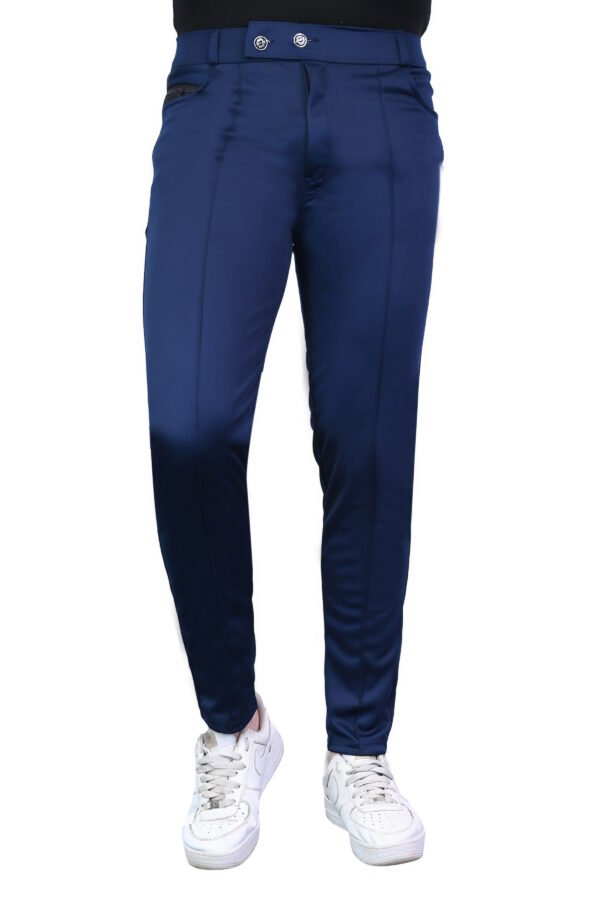 Men's Premium Slim Fit Track Pants with Side Pockets