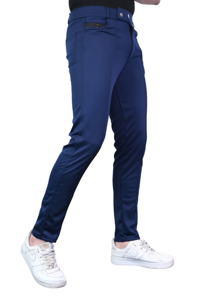 Men's Premium Slim Fit Track Pants with Side Pockets
