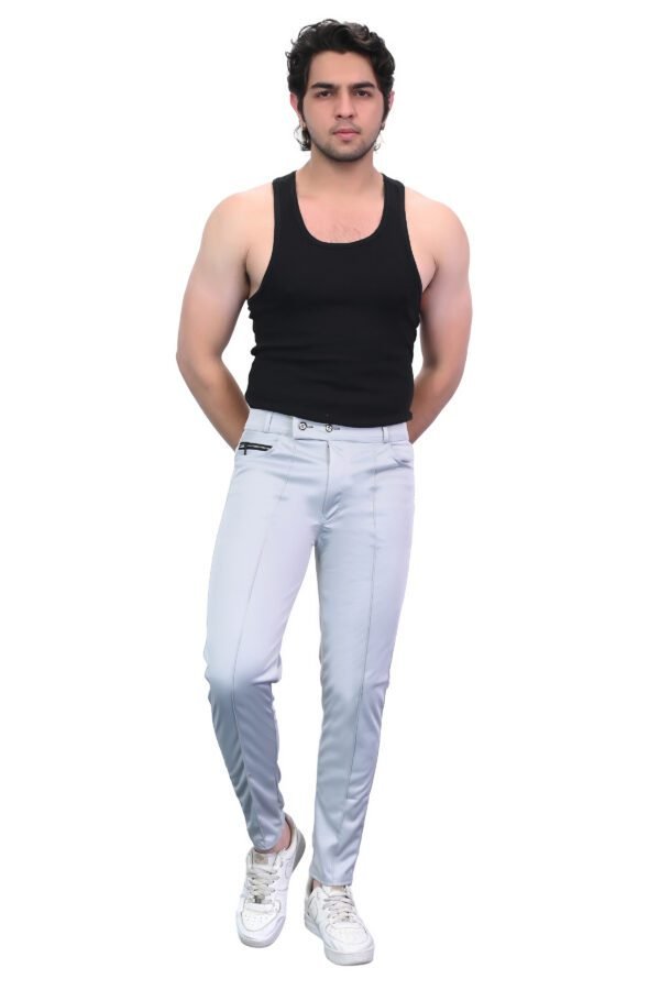 Men's Chain Button Polyester Lower