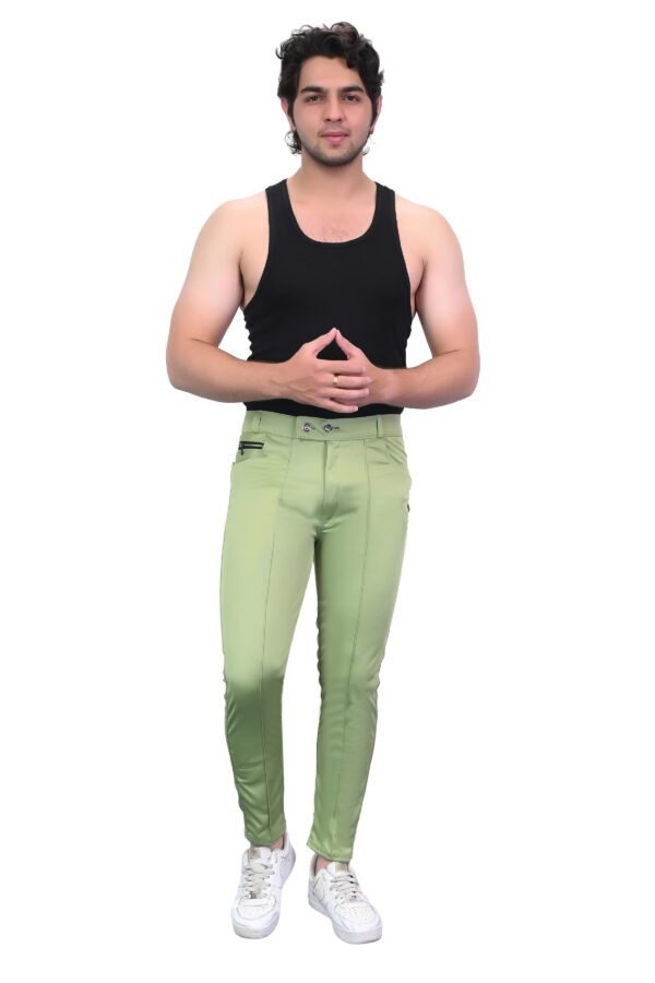 Men's Chain Button Polyester Lower